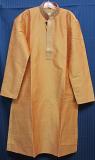 Golden Orange Party Wear Kurta Pajama for Men #7973